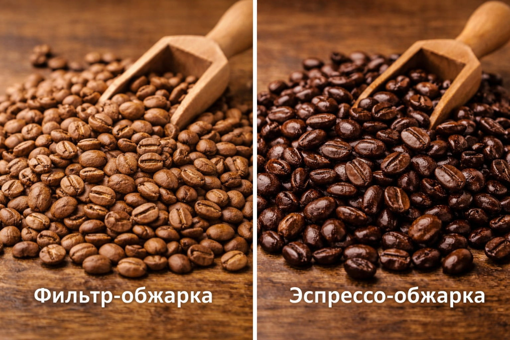 фильтр обжарка и эспрессо обжарка