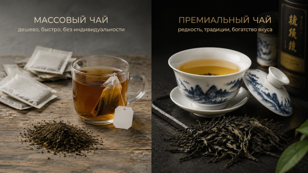 обычный чайный vs премиальный листовой чай