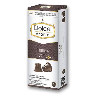 DOLCE AROMA капсулы 10 шт crema 100 arabica