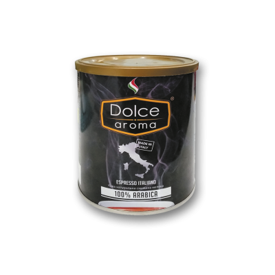 DOLCE AROMA 0-25 kg 100 arabica БАНКА молотый